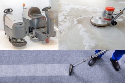 different types of commercial cleaning machines for floor cleaning